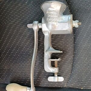 Vintage Hibbard Spencer Bartlett Meat Grinder